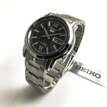 Seiko SNKK81 5 Stainless Steel Black Dial Watch